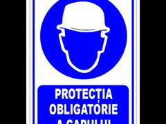 indicator protectia obligatorie a capului